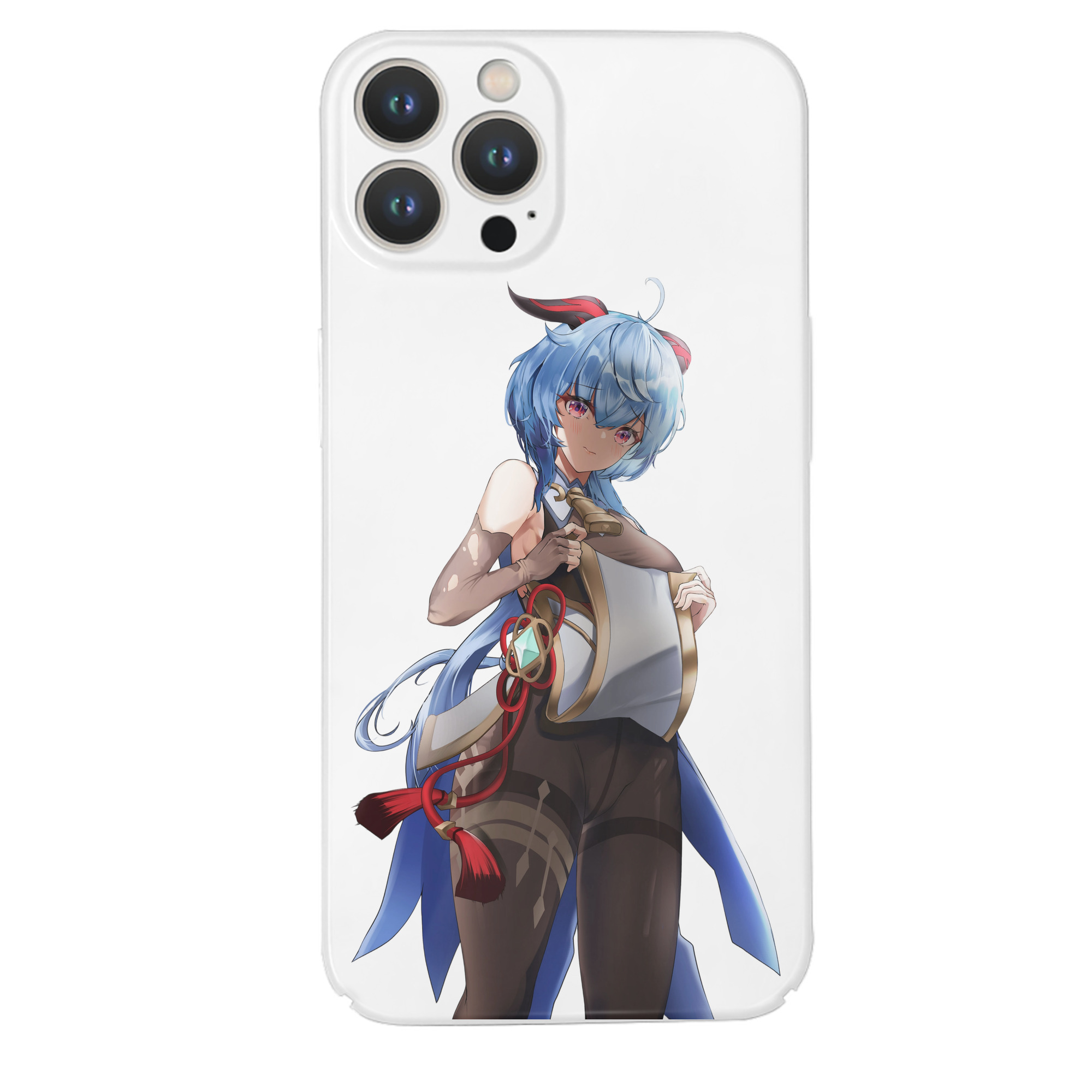 げんし神 甘雨 かんう genshin Ganyu 【iPhone 14シリーズ対応】ハードケース
